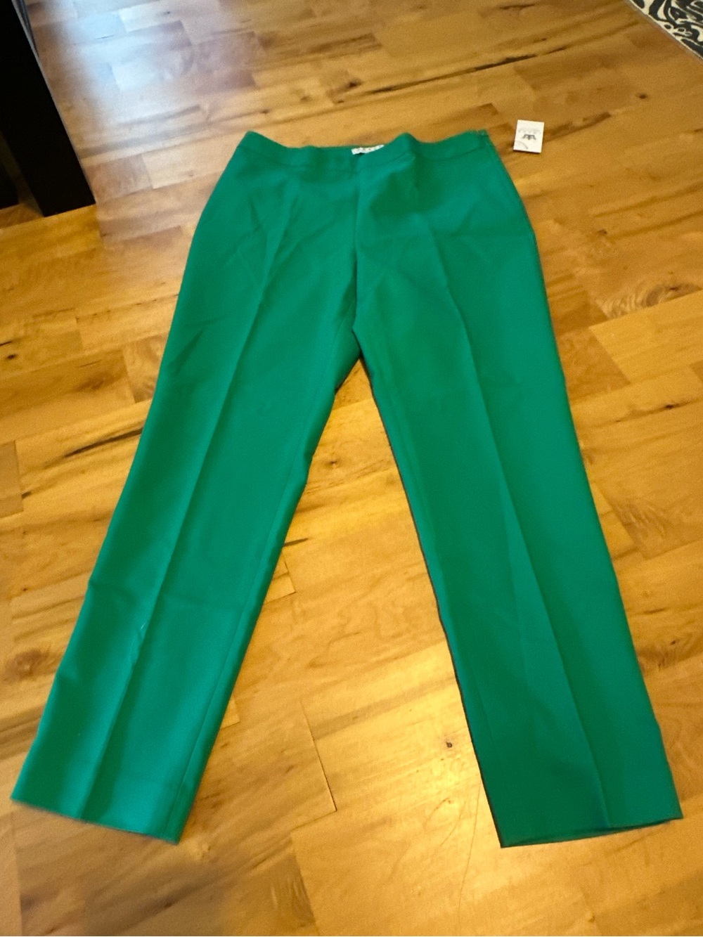 Chaus Women's Emerald Green Straight-Leg Trousers